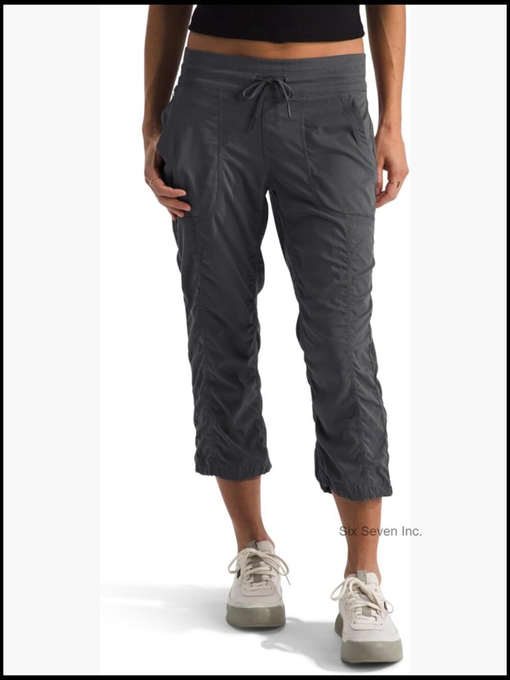Moisture Wicking Capri with UPF 40+ Protection, Water Repellent